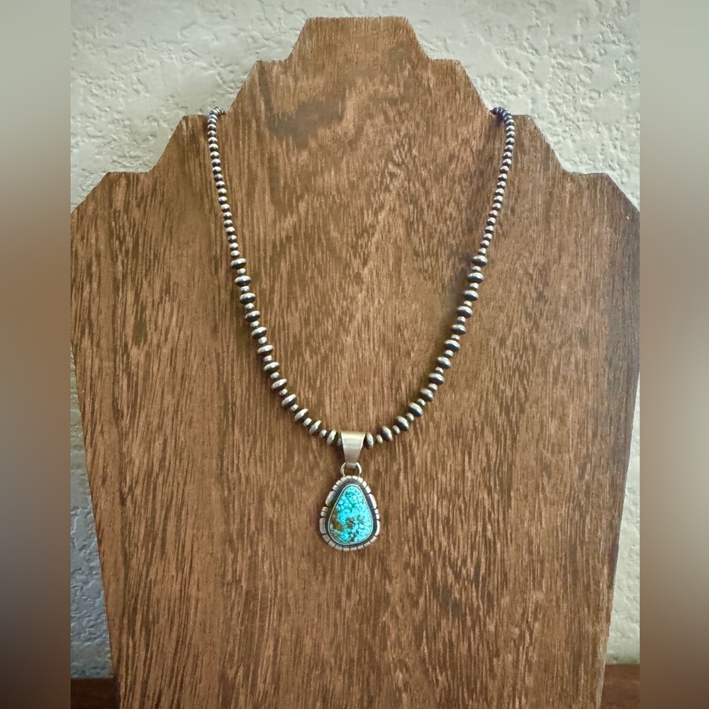 Sterling Silver Beaded Necklace